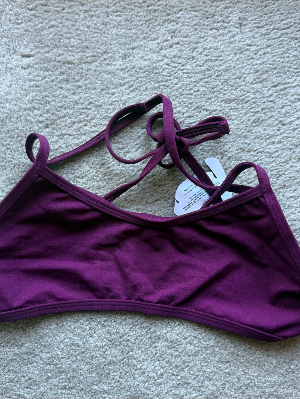 Jolyn Clothing Women’s Purple Swim Top